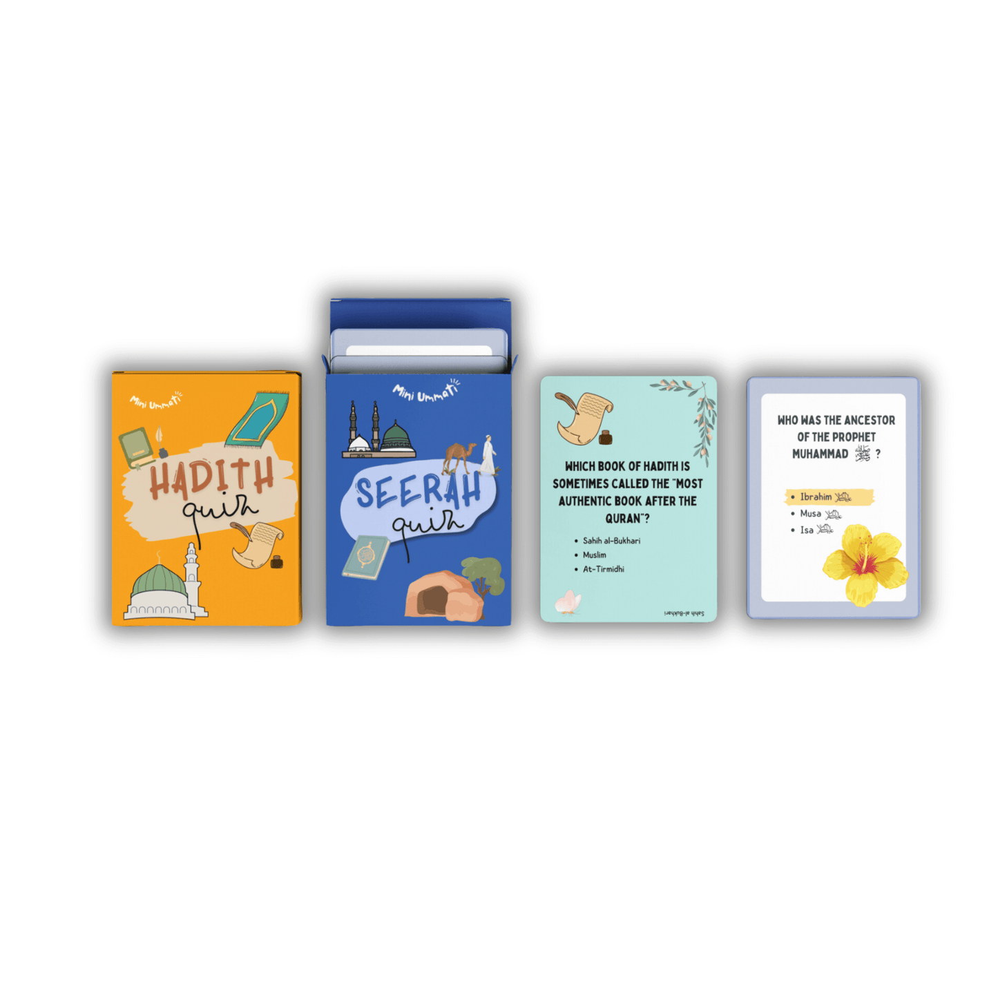 Seerah & Hadith Quiz Cards Bundle