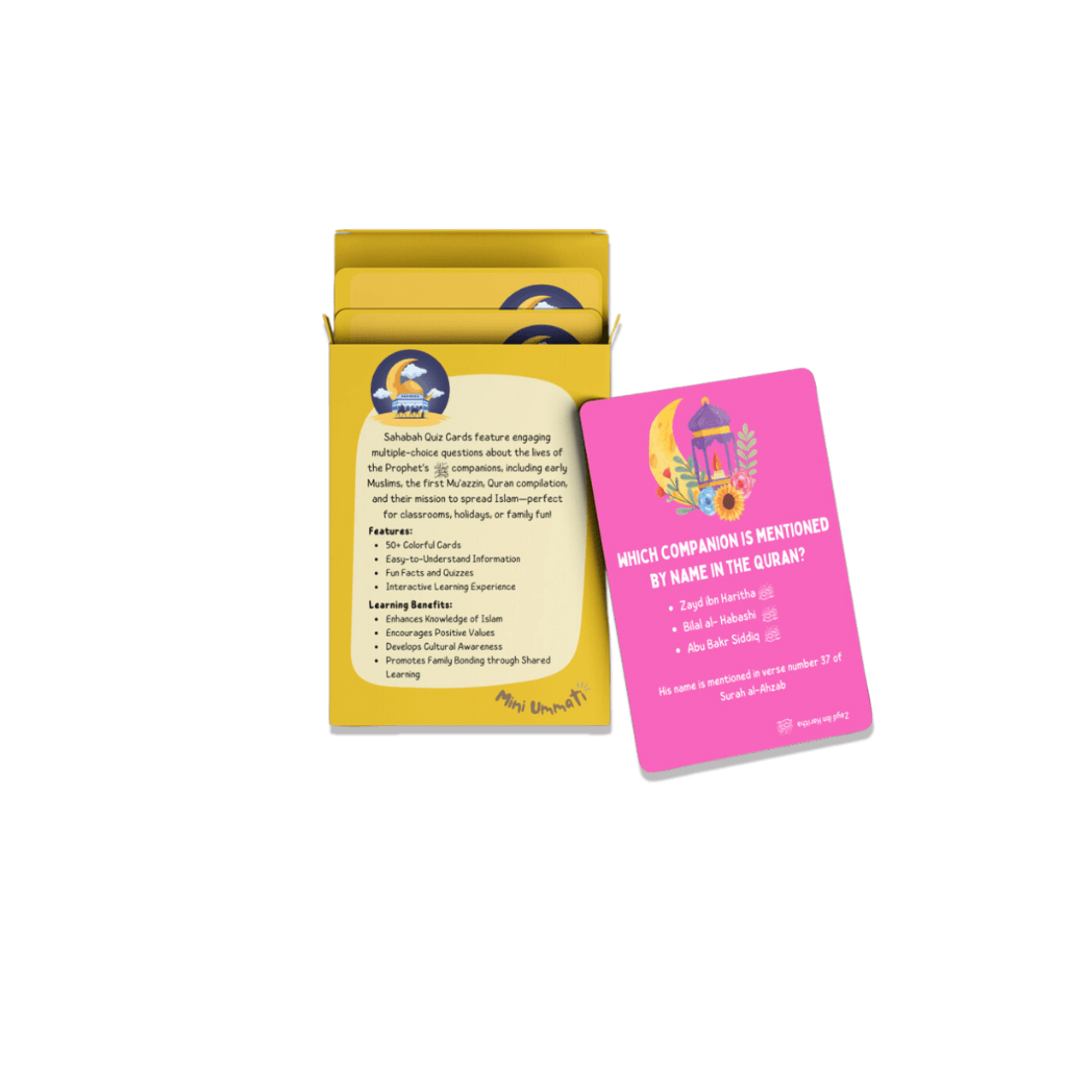 Sahabah & Sahabiyat Quiz Card Bundle