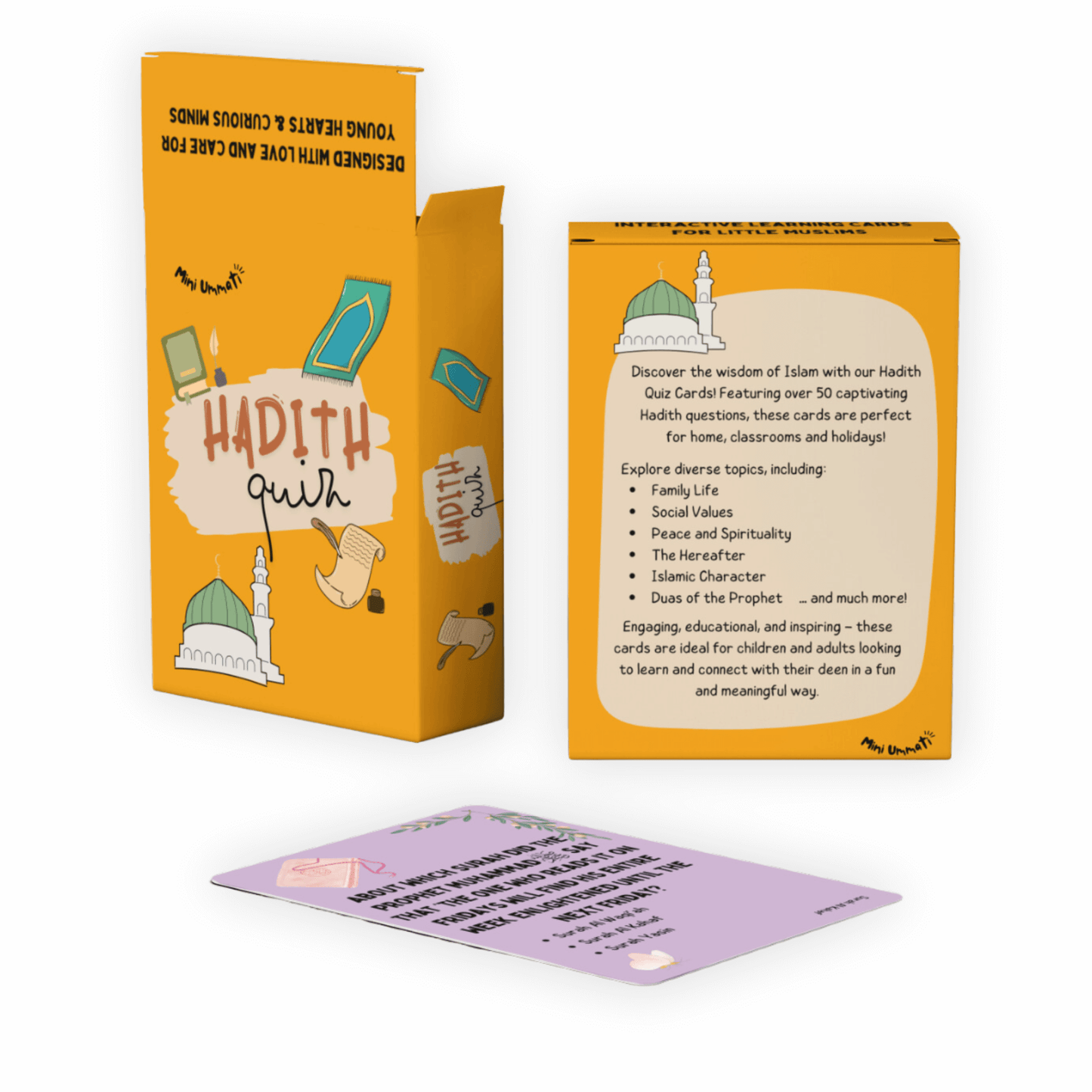Hadith Quiz Cards: Instill Prophetic Wisdom in Young Hearts