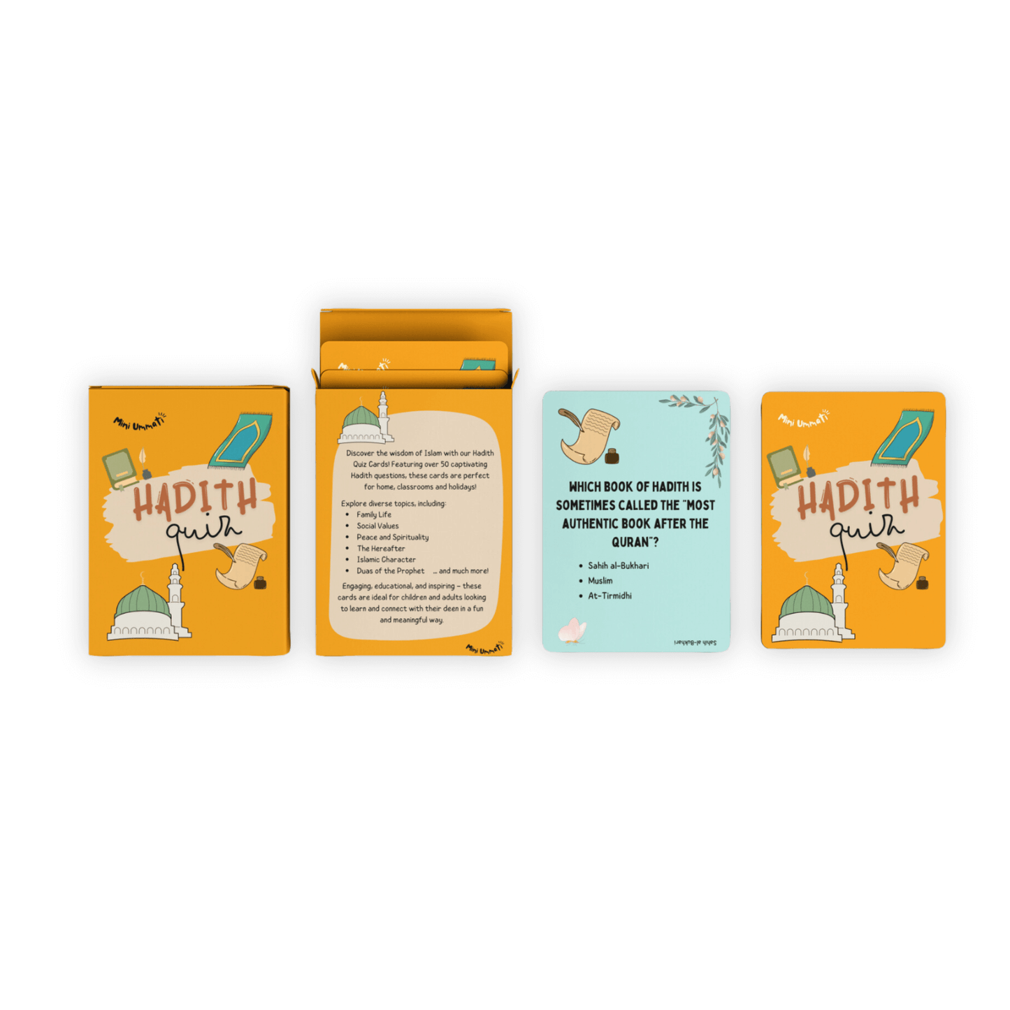 Hadith Quiz Cards: Instill Prophetic Wisdom in Young Hearts