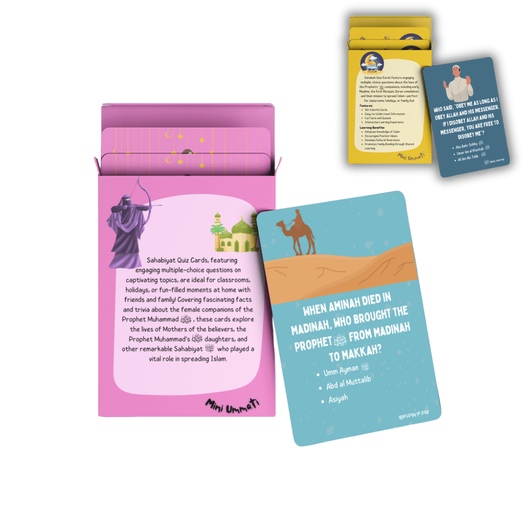 Sahabah & Sahabiyat Quiz Card Bundle