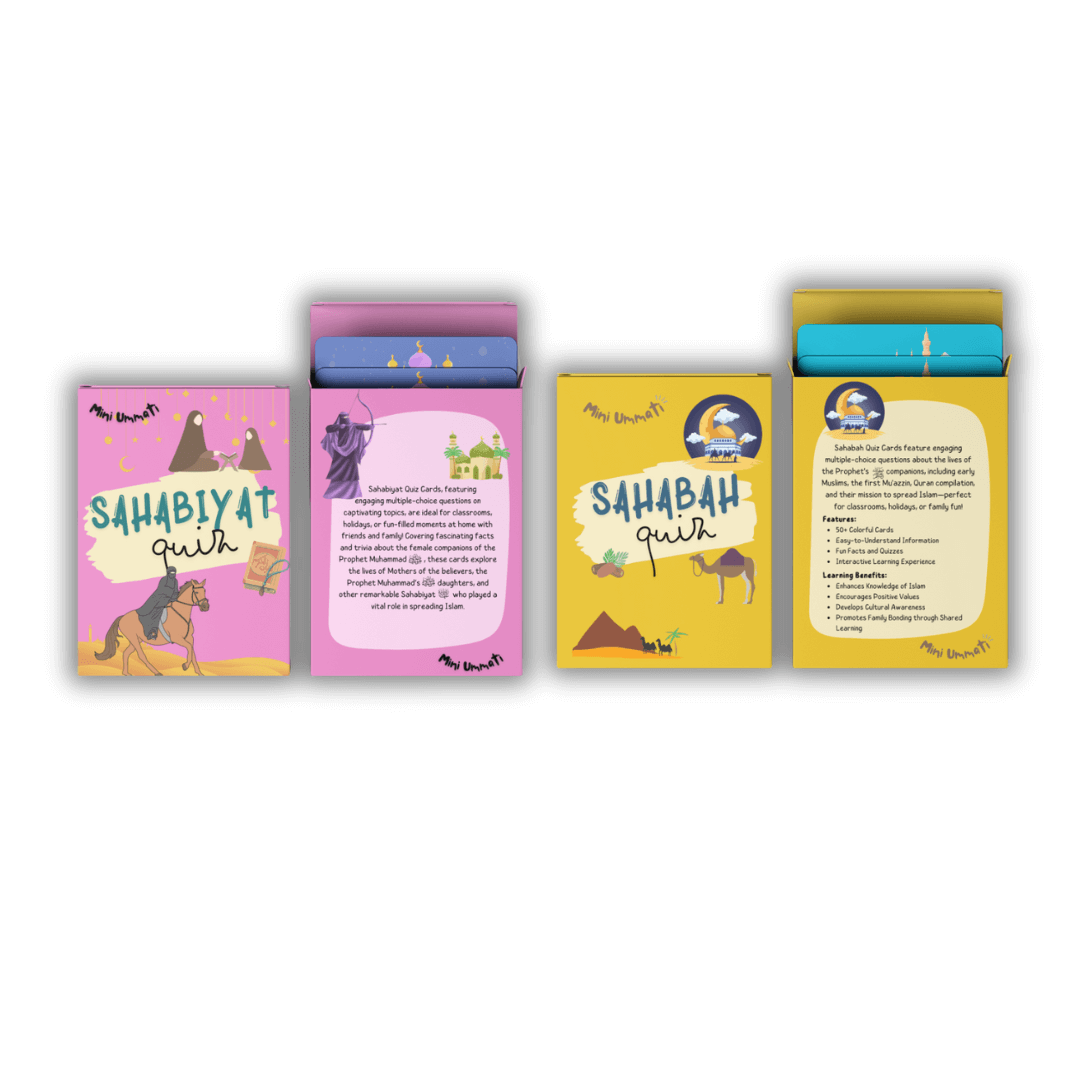 Sahabah & Sahabiyat Quiz Card Bundle