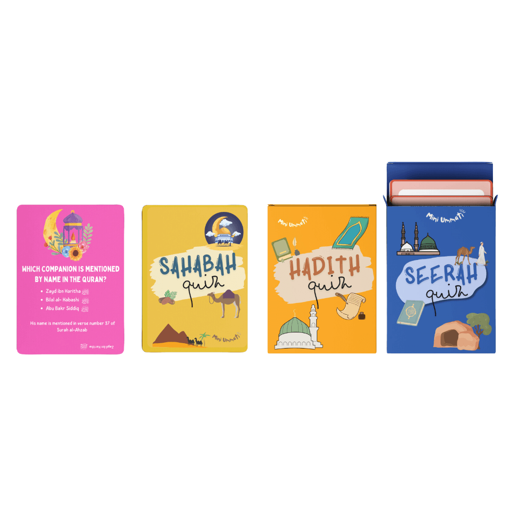 Muhammad ﷺ Quiz Bundle: Seerah, Hadith, Sahabah & Sahabiyat Quiz Cards