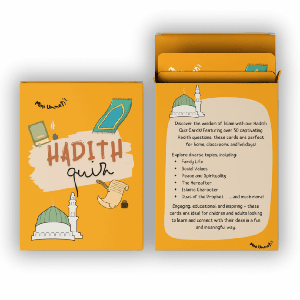 Hadith Quiz Cards: Instill Prophetic Wisdom in Young Hearts – Mini Ummati