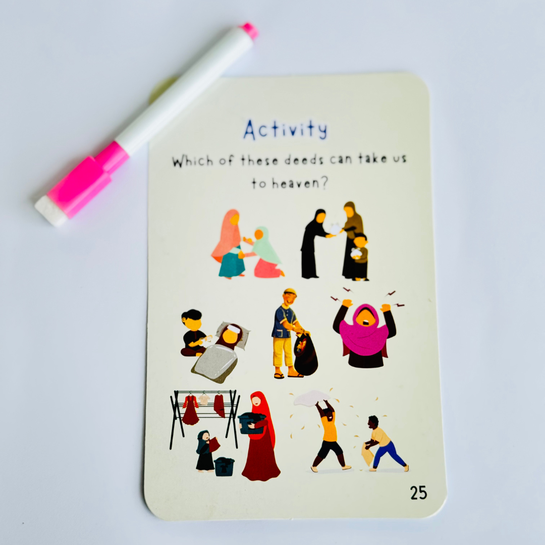 Surah Al-Fatiha Wipe & Clean Flash Cards